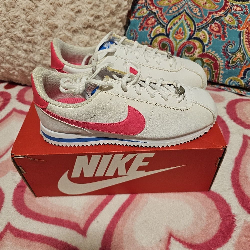 Nike Kids White Punk Blue